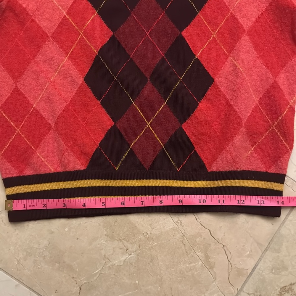 Rag & Bone red argil sweater size small fine wool - Picture 9 of 11
